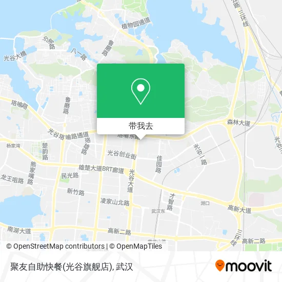 聚友自助快餐(光谷旗舰店)地图