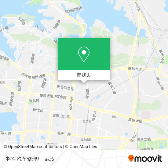 将军汽车修理厂地图