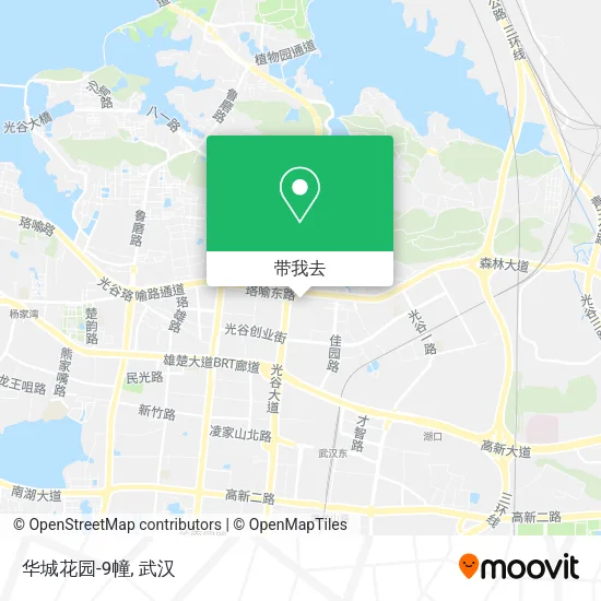 华城花园-9幢地图