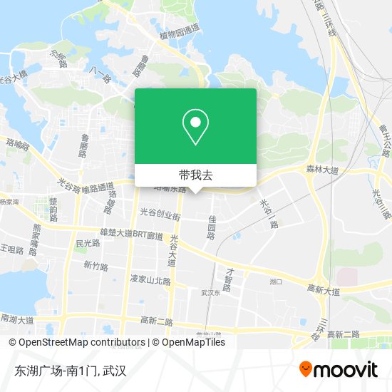 东湖广场-南1门地图
