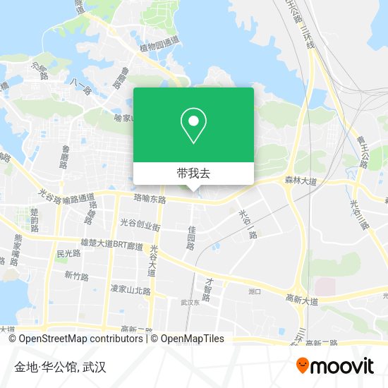 金地·华公馆地图