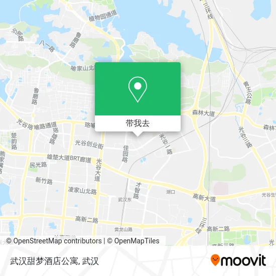 武汉甜梦酒店公寓地图