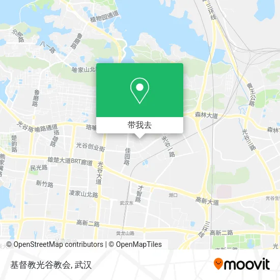 基督教光谷教会地图