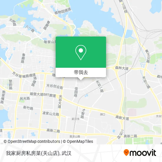 我家厨房私房菜(关山店)地图