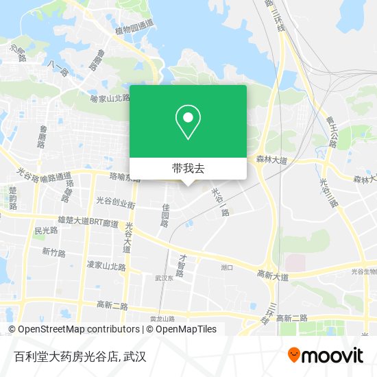 百利堂大药房光谷店地图