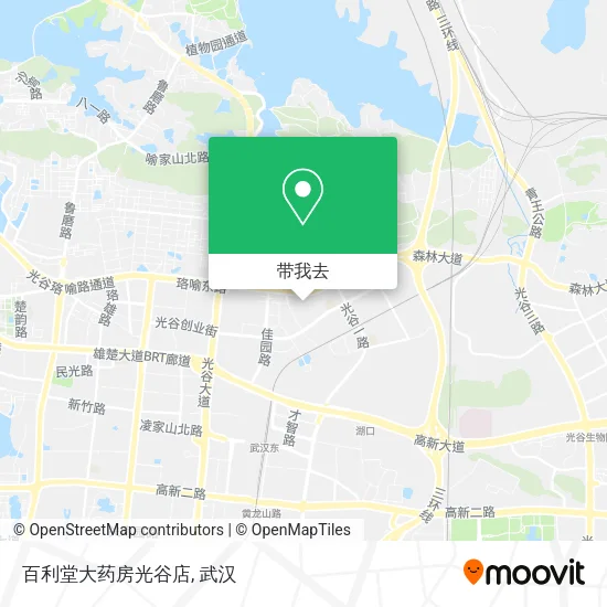 百利堂大药房光谷店地图