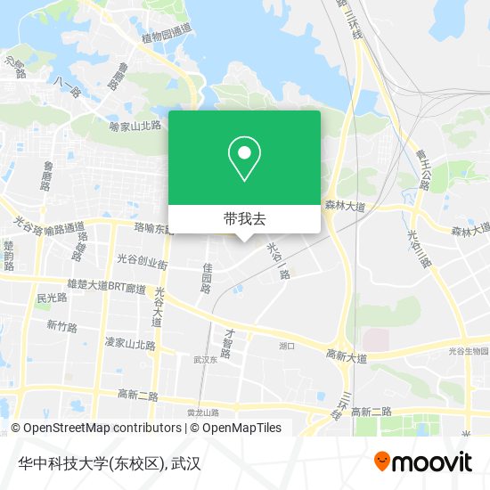 华中科技大学(东校区)地图