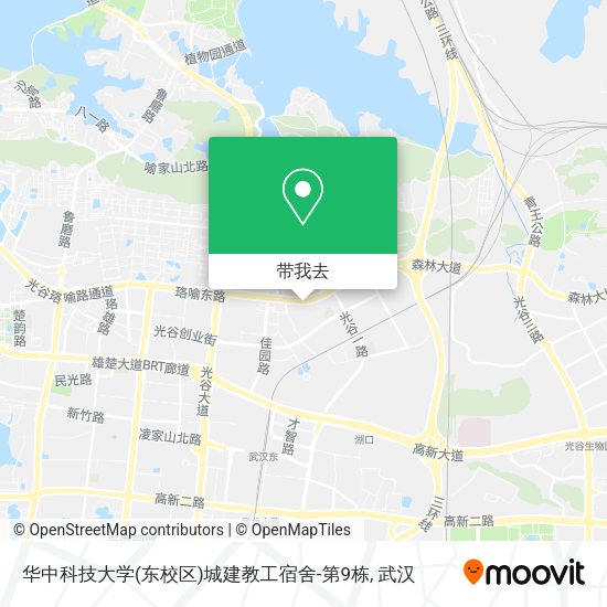 华中科技大学(东校区)城建教工宿舍-第9栋地图
