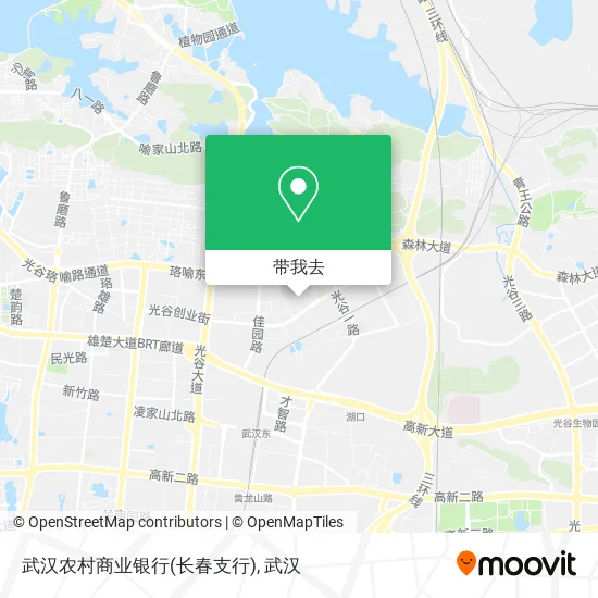 武汉农村商业银行(长春支行)地图