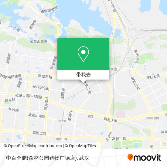 中百仓储(森林公园购物广场店)地图
