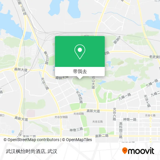 武汉枫怡时尚酒店地图