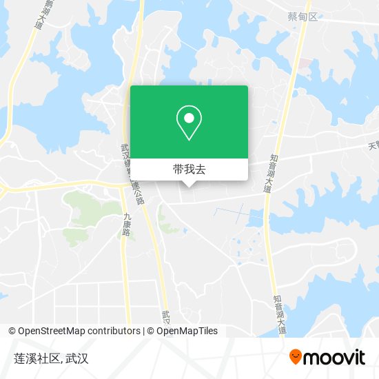 莲溪社区地图