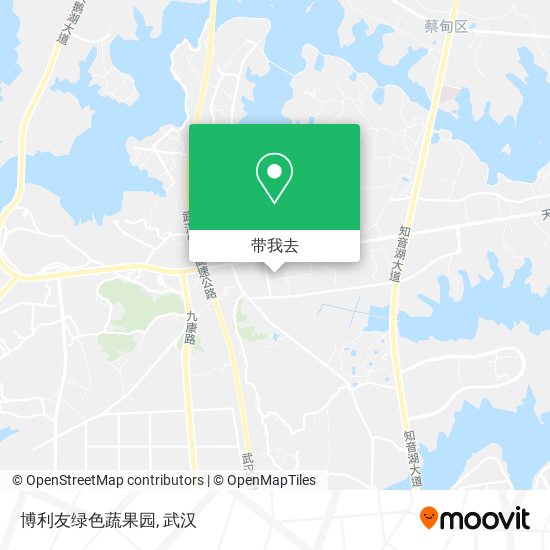 博利友绿色蔬果园地图