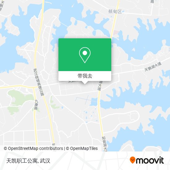 天凯职工公寓地图