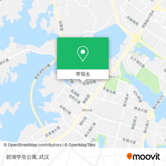 碧湖学生公寓地图
