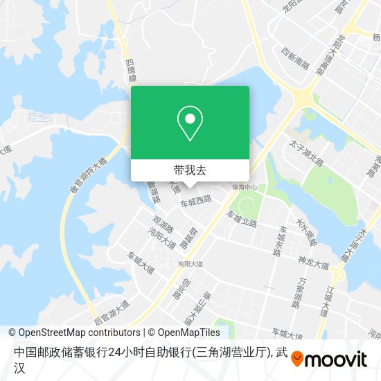 中国邮政储蓄银行24小时自助银行(三角湖营业厅)地图