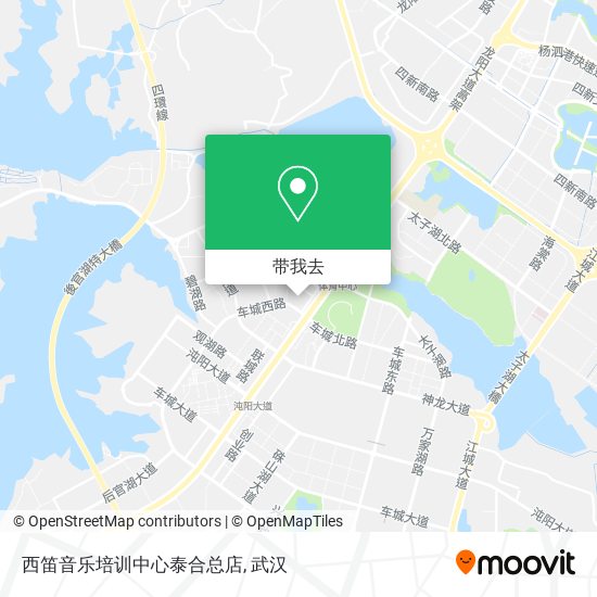 西笛音乐培训中心泰合总店地图