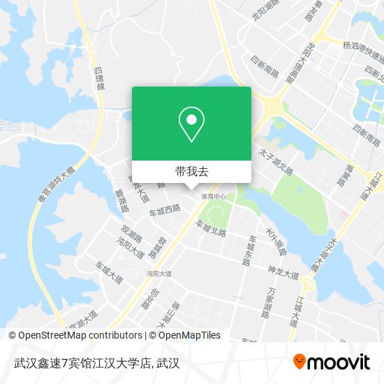 武汉鑫速7宾馆江汉大学店地图