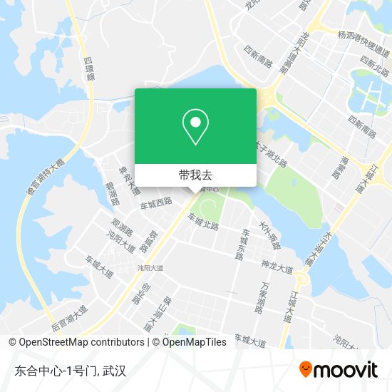 东合中心-1号门地图