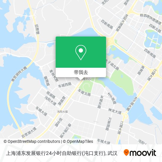 上海浦东发展银行24小时自助银行(沌口支行)地图