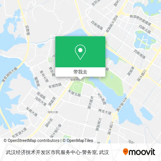 武汉经济技术开发区市民服务中心-警务室地图