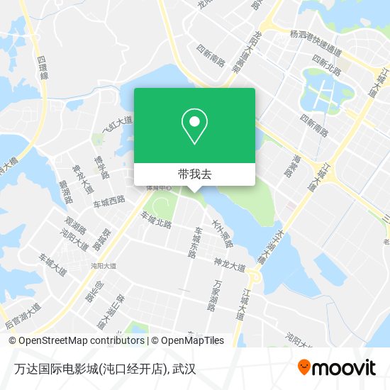 万达国际电影城(沌口经开店)地图
