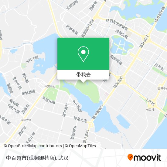 中百超市(观澜御苑店)地图