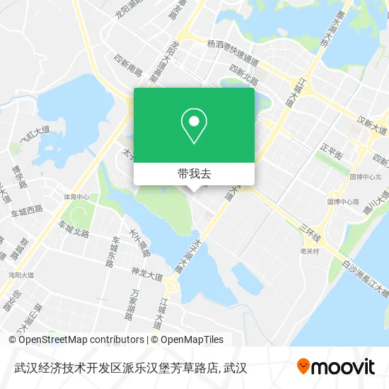 武汉经济技术开发区派乐汉堡芳草路店地图
