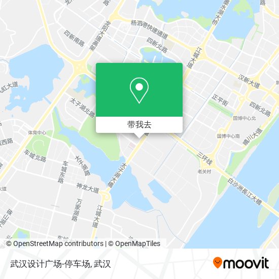 武汉设计广场-停车场地图