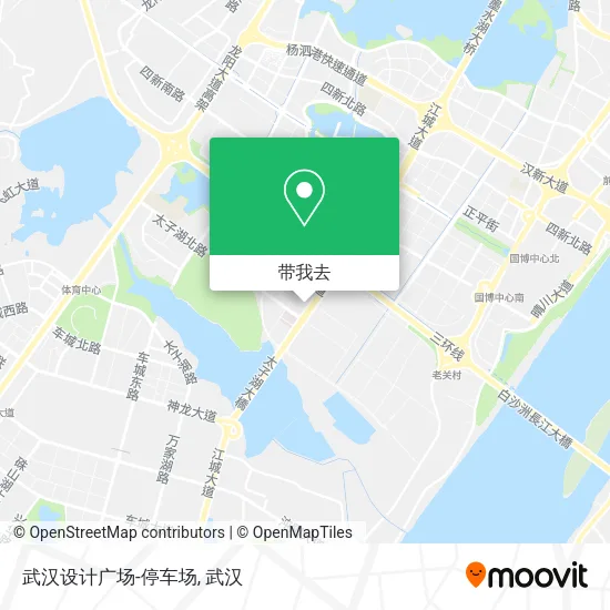 武汉设计广场-停车场地图