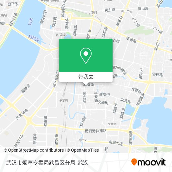 武汉市烟草专卖局武昌区分局地图