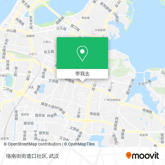 珞南街街道口社区地图