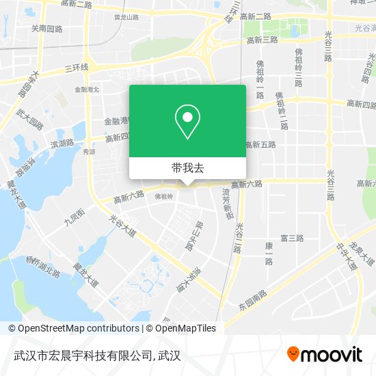 武汉市宏晨宇科技有限公司地图