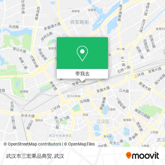 武汉市三宏果品商贸地图