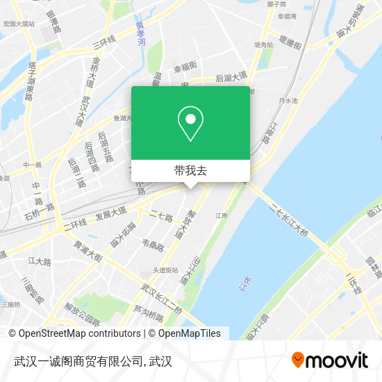 武汉一诚阁商贸有限公司地图