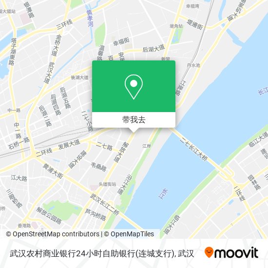 武汉农村商业银行24小时自助银行(连城支行)地图