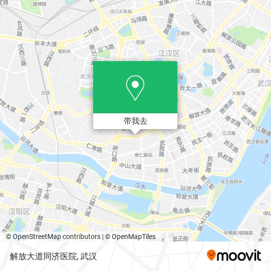 解放大道同济医院地图