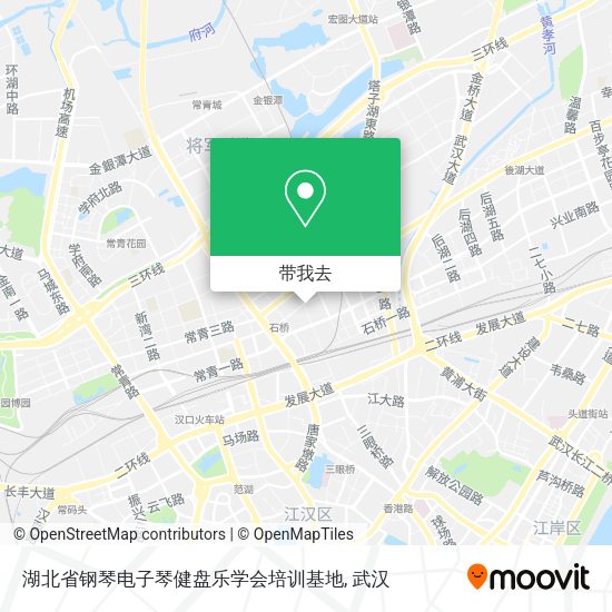 湖北省钢琴电子琴健盘乐学会培训基地地图