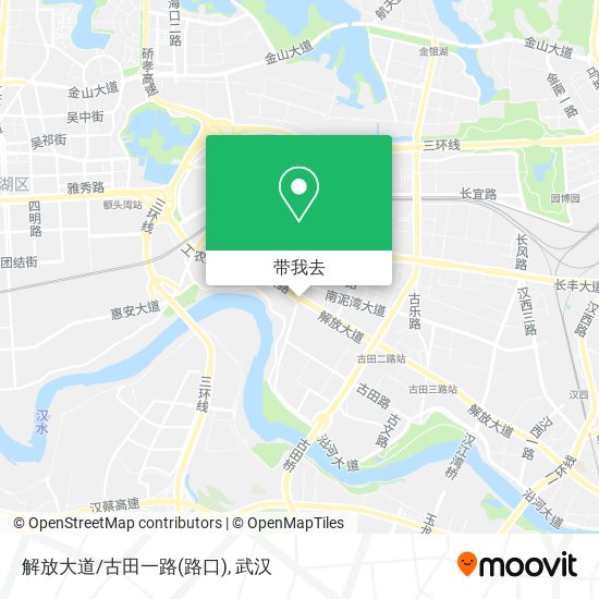 解放大道/古田一路(路口)地图