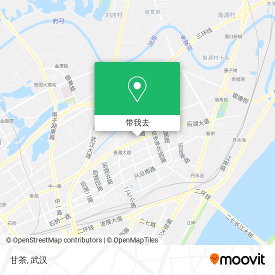 甘茶地图