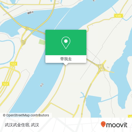 武汉武金住宿地图