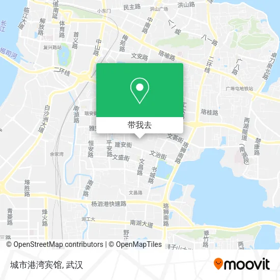 城市港湾宾馆地图
