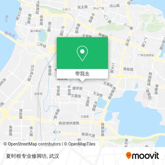 夏时根专业修脚坊地图