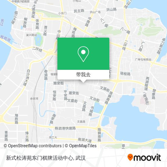 新式松涛苑东门棋牌活动中心地图