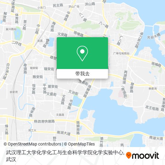 武汉理工大学化学化工与生命科学学院化学实验中心地图