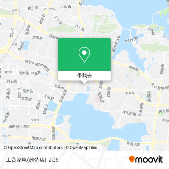 工贸家电(雄楚店)地图