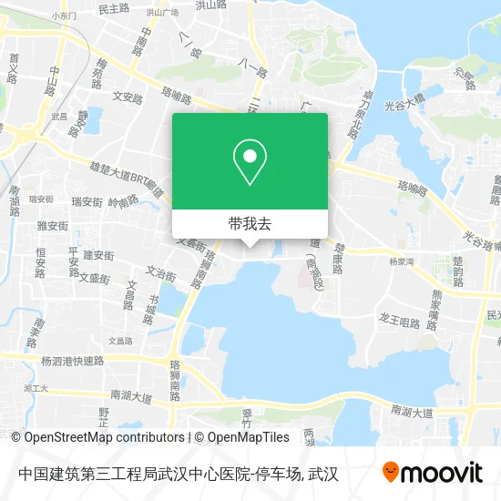 中国建筑第三工程局武汉中心医院-停车场地图