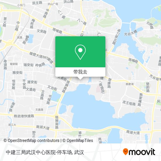 中建三局武汉中心医院-停车场地图