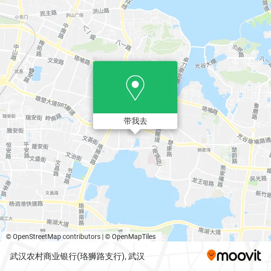 武汉农村商业银行(珞狮路支行)地图