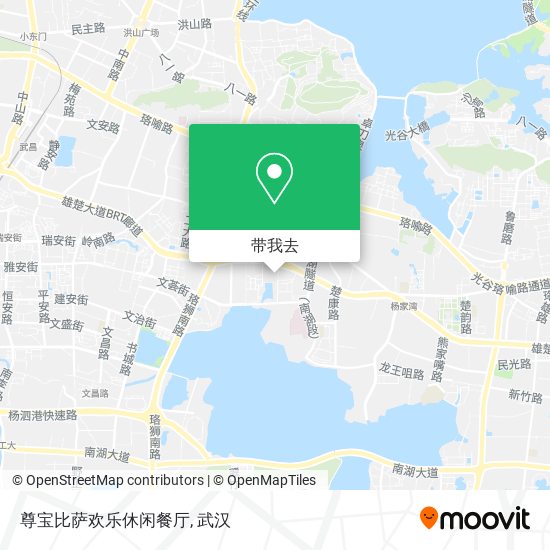尊宝比萨欢乐休闲餐厅地图